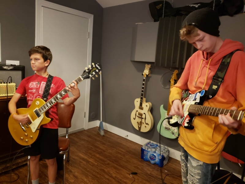 Rock and Go Guitar Lessons Victoria BC July Youth Camp