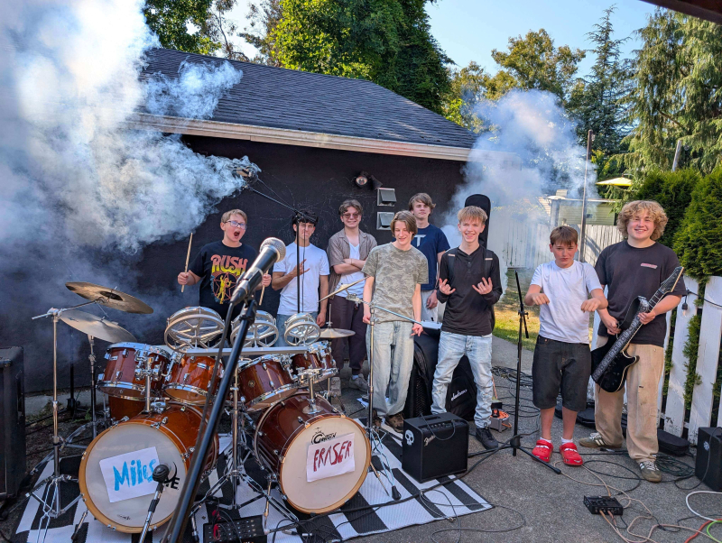 Summer Youth Rock Band Workshops Victoria BC